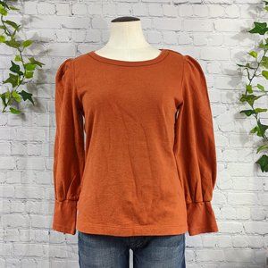 FREE ASSEMBLY Women's Three-Quarter Blouson Sleeve